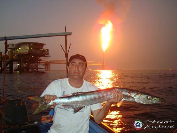 سفر نامه ماهیگیری در سکوی نفتی فروزان بهار 93