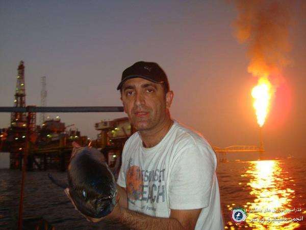سفر نامه ماهیگیری در سکوی نفتی فروزان بهار 93